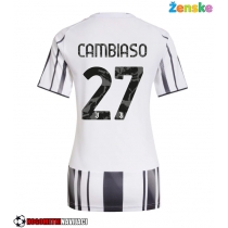 Ženske Nogometnih dresov Juventus Andrea Cambiaso #27 Domači 2025-26 Kratki rokavi